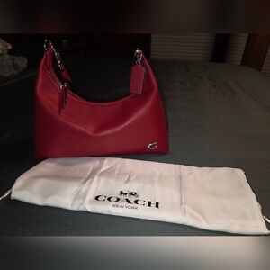 Coach Red Leather Women's Bag